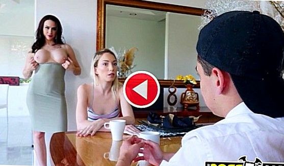 Грудастая жена сосет член мужу, порно видео